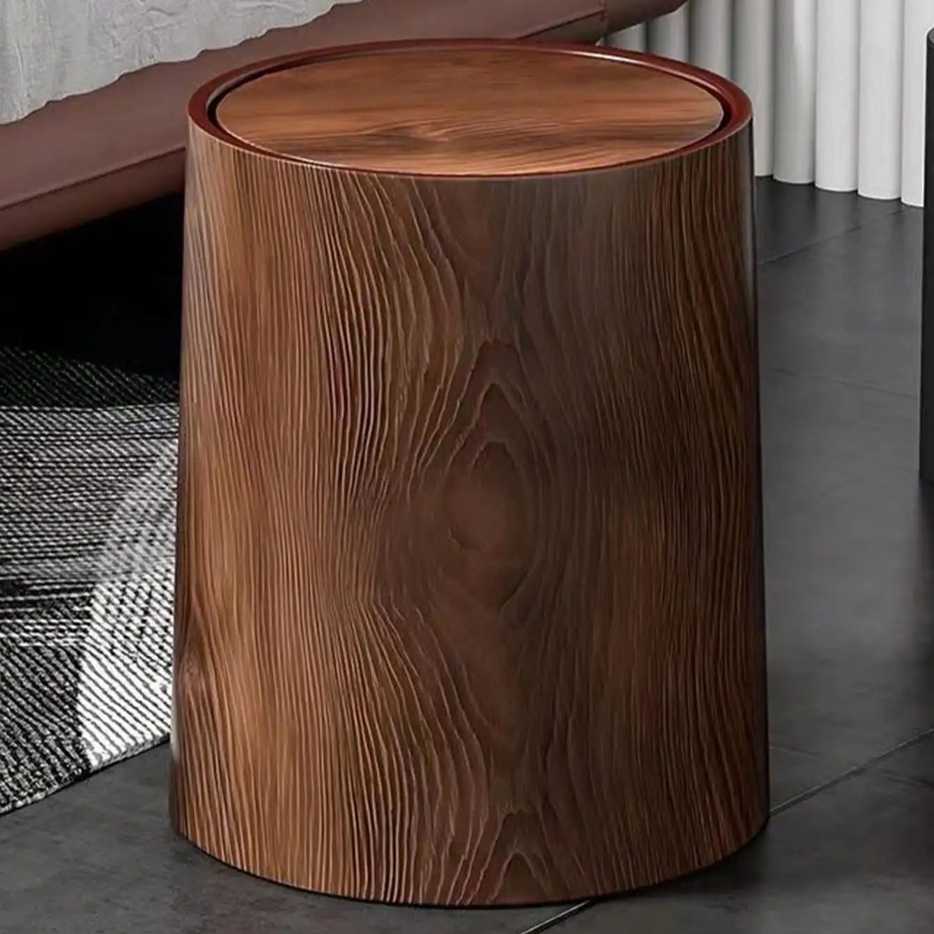 Compost Bin Countertop - Poubelle rétro en plastique Pp, poubelle