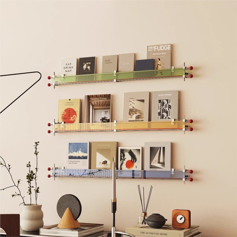 Sustainable Living Eco Friendly - Présentoir mural pour livres, axe optique