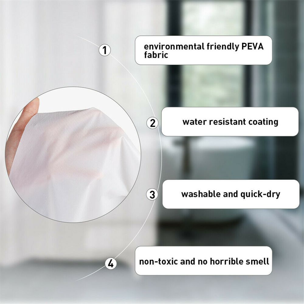 PEVA Optics-Rideau de douche i - Sustainable Living Eco Friendly avis et prix